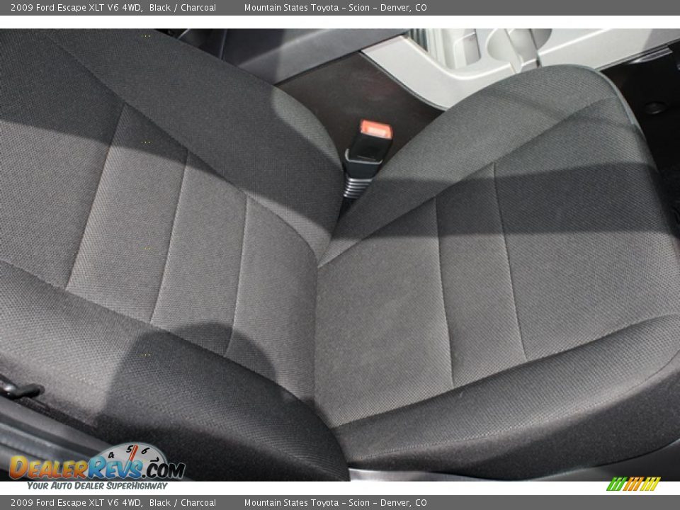 2009 Ford Escape XLT V6 4WD Black / Charcoal Photo #12