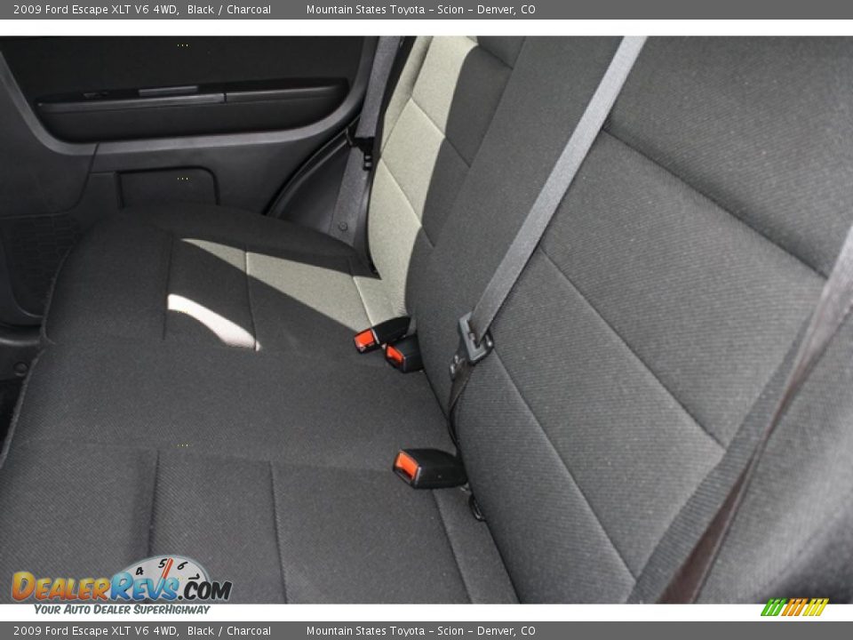 2009 Ford Escape XLT V6 4WD Black / Charcoal Photo #13