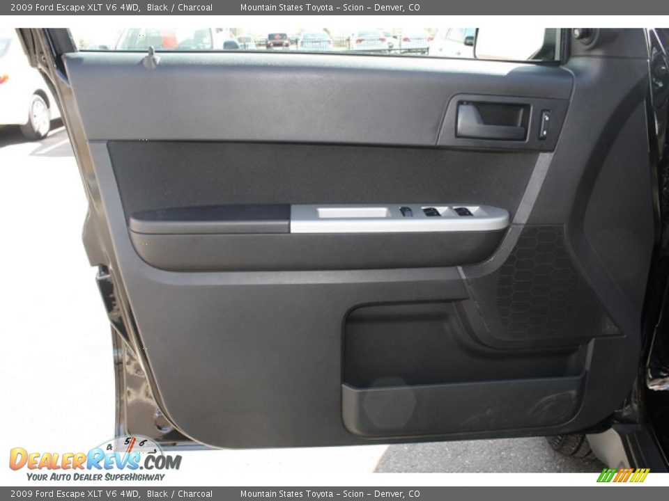 2009 Ford Escape XLT V6 4WD Black / Charcoal Photo #14