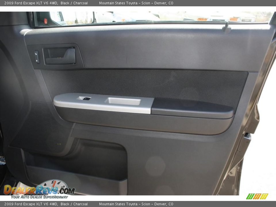 2009 Ford Escape XLT V6 4WD Black / Charcoal Photo #15