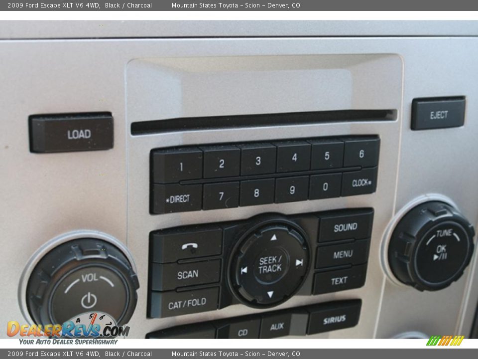 2009 Ford Escape XLT V6 4WD Black / Charcoal Photo #18