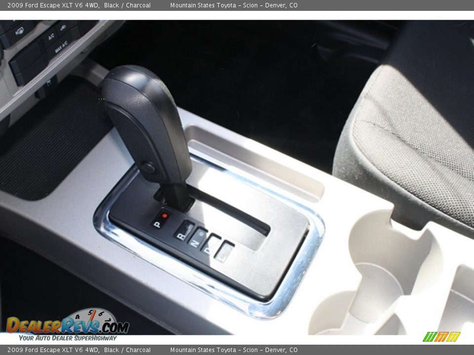 2009 Ford Escape XLT V6 4WD Black / Charcoal Photo #20