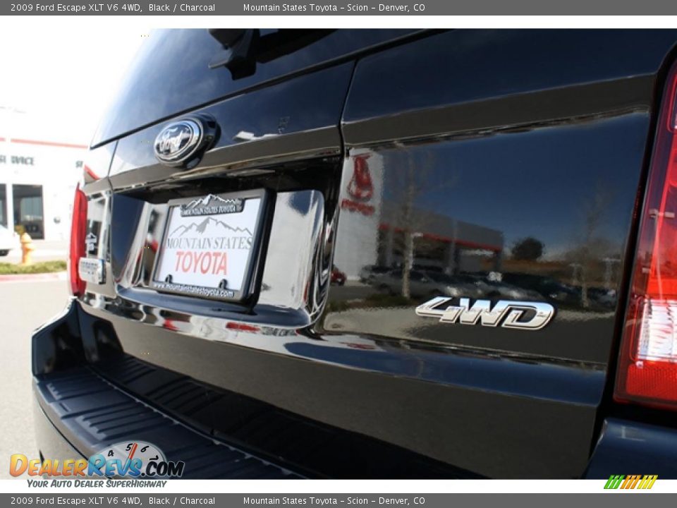 2009 Ford Escape XLT V6 4WD Black / Charcoal Photo #26