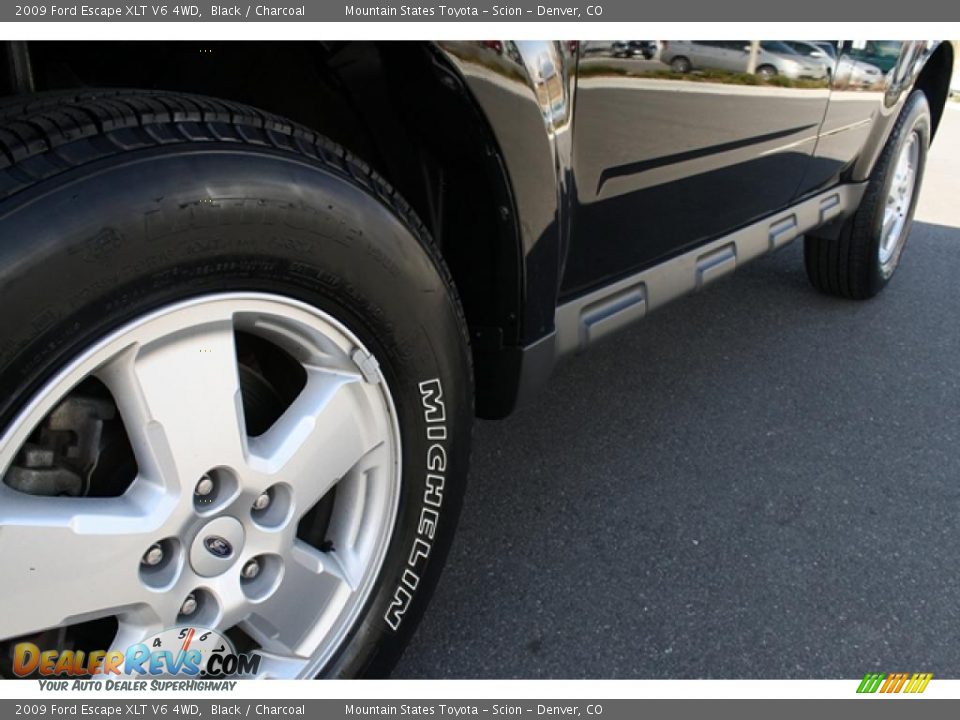 2009 Ford Escape XLT V6 4WD Black / Charcoal Photo #27
