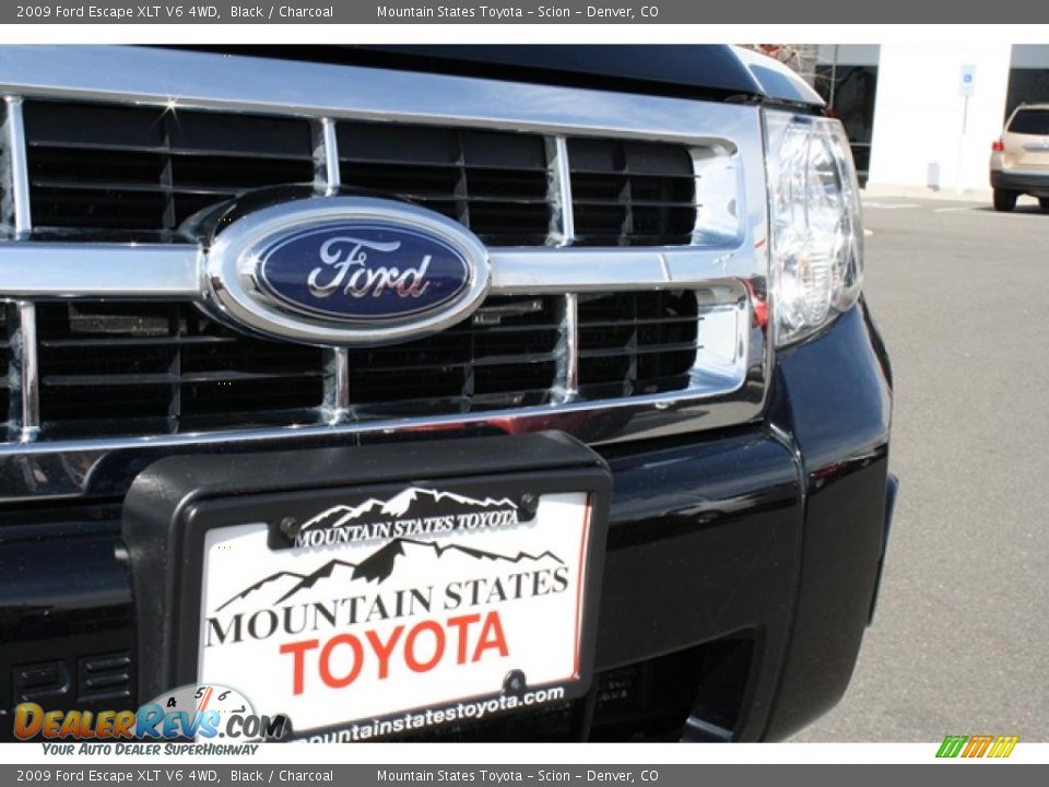 2009 Ford Escape XLT V6 4WD Black / Charcoal Photo #28