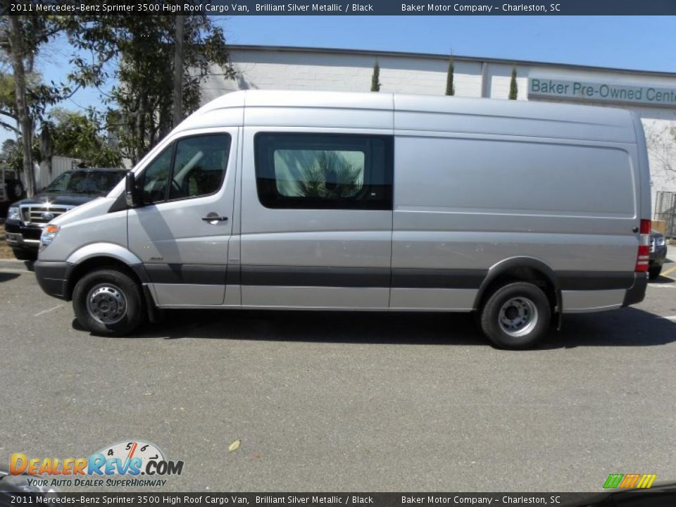 2011 Mercedes-Benz Sprinter 3500 High Roof Cargo Van Brilliant Silver Metallic / Black Photo #2