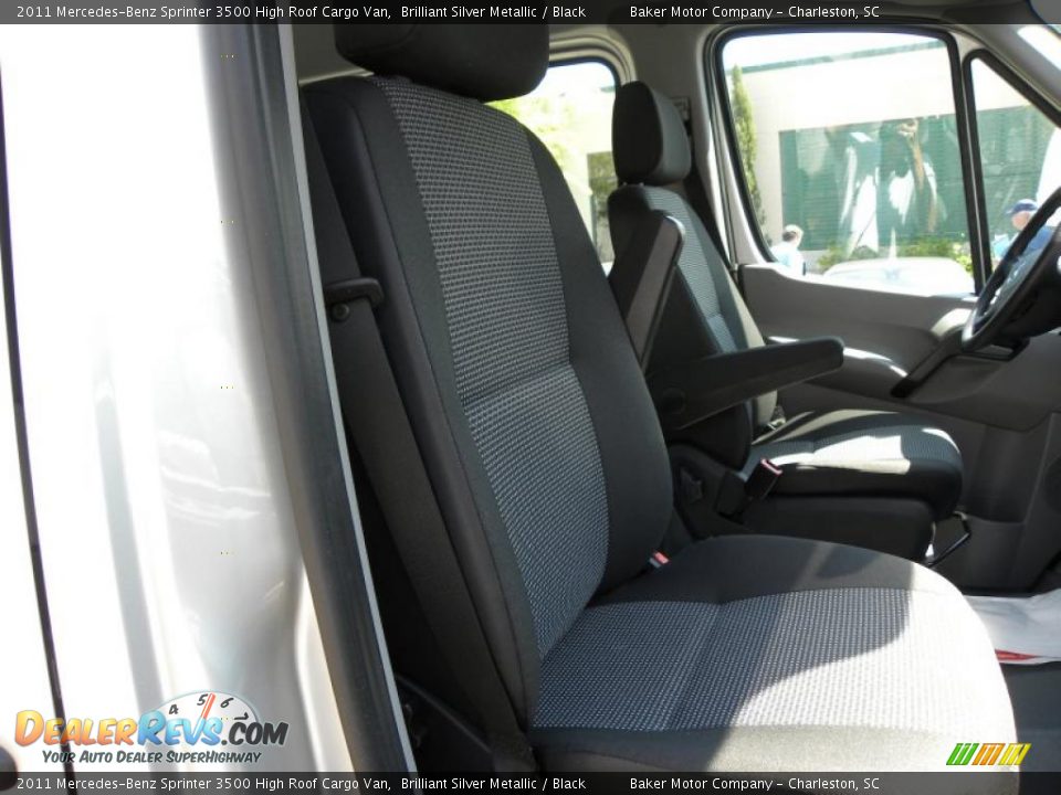 2011 Mercedes-Benz Sprinter 3500 High Roof Cargo Van Brilliant Silver Metallic / Black Photo #6