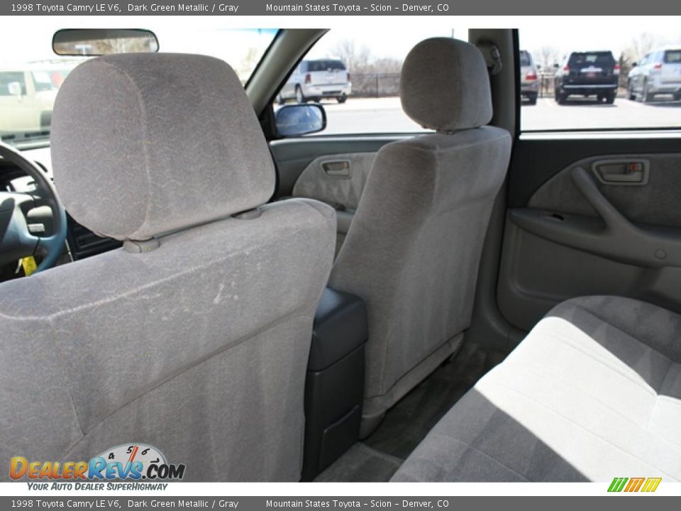 1998 Toyota Camry LE V6 Dark Green Metallic / Gray Photo #10
