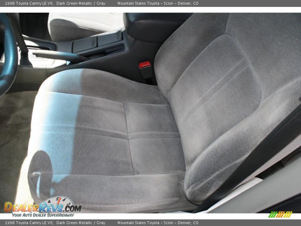 1998 Toyota Camry LE V6 Dark Green Metallic / Gray Photo #11