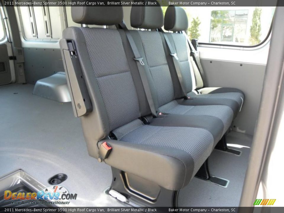 Black Interior - 2011 Mercedes-Benz Sprinter 3500 High Roof Cargo Van Photo #8