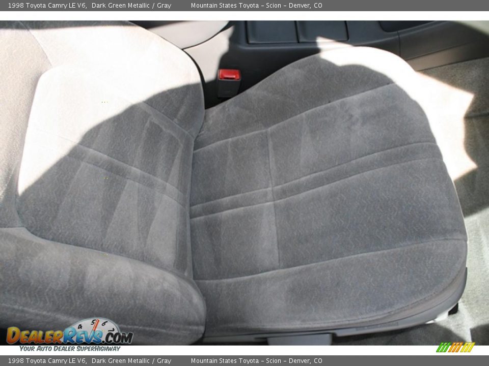 1998 Toyota Camry LE V6 Dark Green Metallic / Gray Photo #12