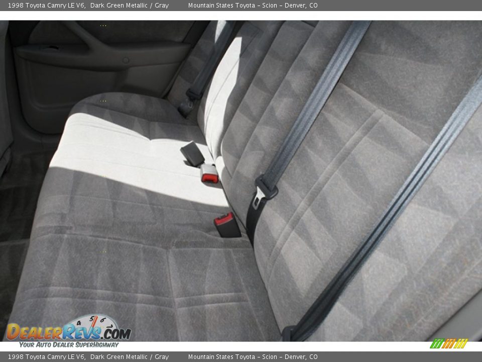 1998 Toyota Camry LE V6 Dark Green Metallic / Gray Photo #13