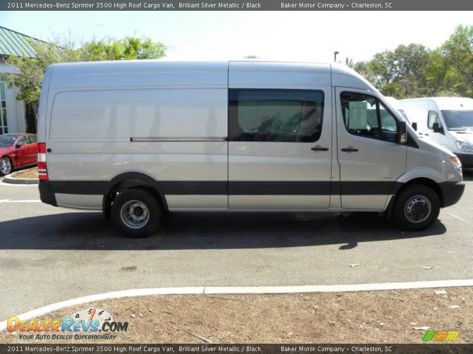 Silver mercedes benz sprinter #5