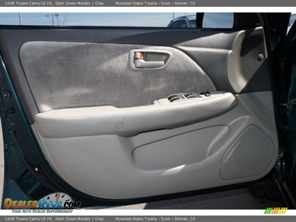 1998 Toyota Camry LE V6 Dark Green Metallic / Gray Photo #14