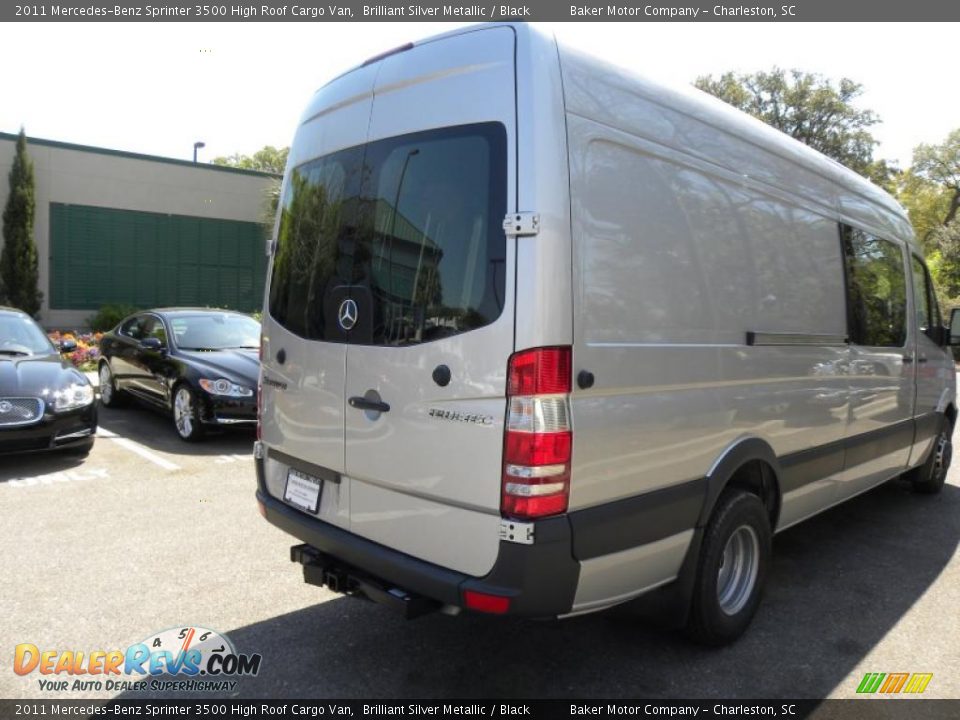 2011 Mercedes-Benz Sprinter 3500 High Roof Cargo Van Brilliant Silver Metallic / Black Photo #11