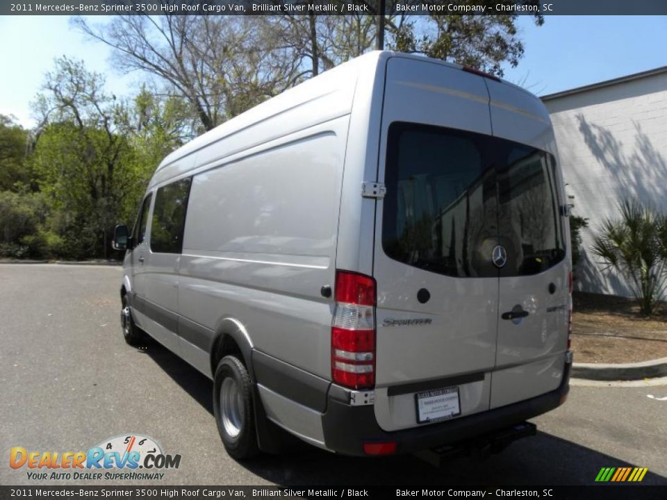 2011 Mercedes-Benz Sprinter 3500 High Roof Cargo Van Brilliant Silver Metallic / Black Photo #14