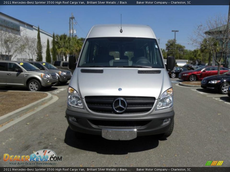 2011 Mercedes-Benz Sprinter 3500 High Roof Cargo Van Brilliant Silver Metallic / Black Photo #17