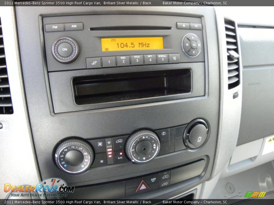 Controls of 2011 Mercedes-Benz Sprinter 3500 High Roof Cargo Van Photo #19