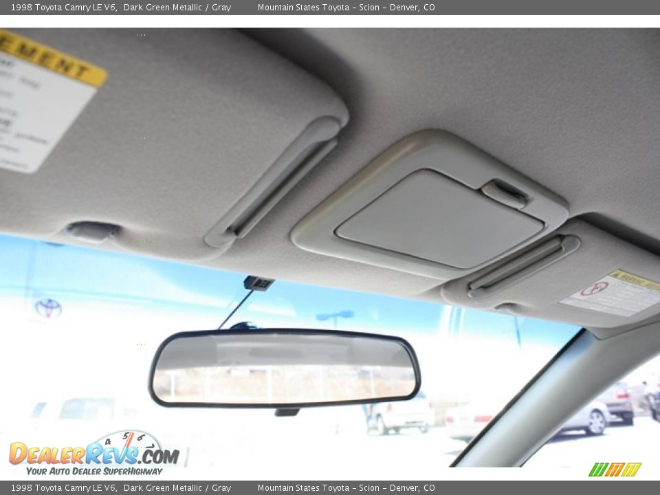 1998 Toyota Camry LE V6 Dark Green Metallic / Gray Photo #24