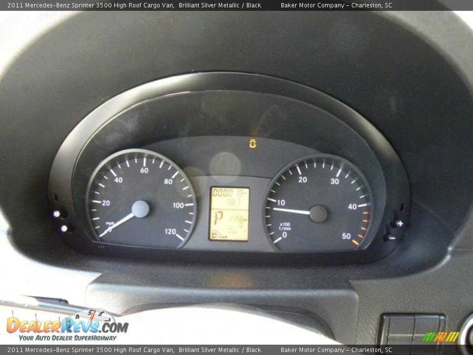 2011 Mercedes-Benz Sprinter 3500 High Roof Cargo Van Gauges Photo #21