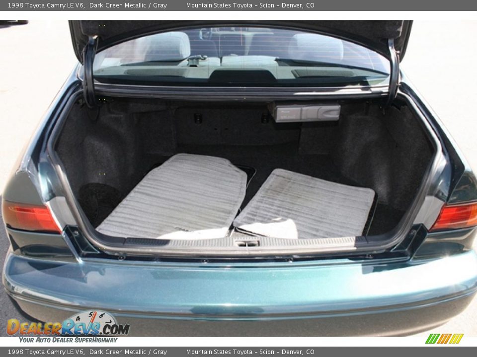 1998 Toyota Camry LE V6 Dark Green Metallic / Gray Photo #26