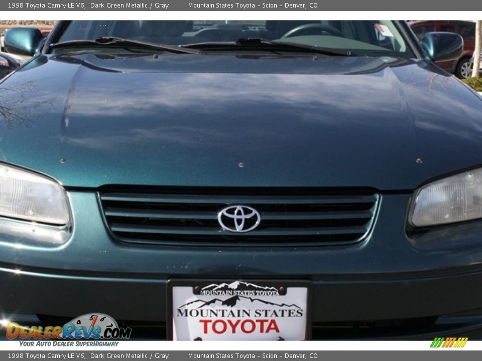 1998 Toyota Camry LE V6 Dark Green Metallic / Gray Photo #30