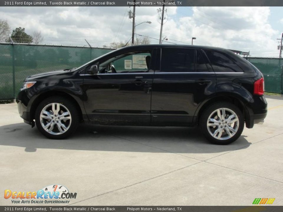 2011 Ford Edge Limited Tuxedo Black Metallic / Charcoal Black Photo #6