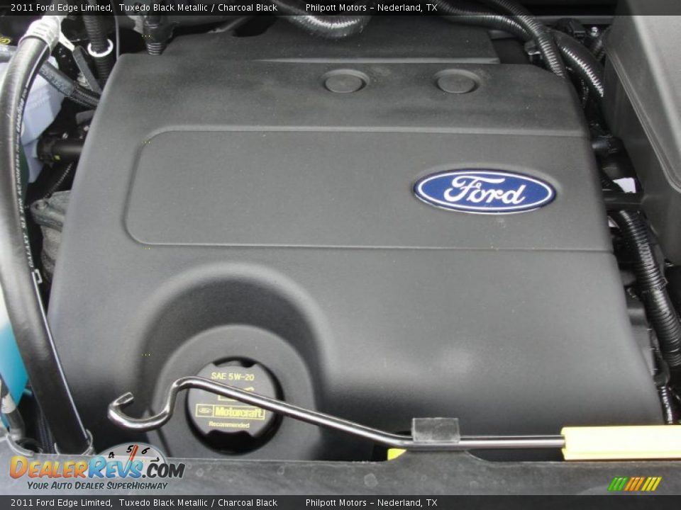 2011 Ford Edge Limited Tuxedo Black Metallic / Charcoal Black Photo #18