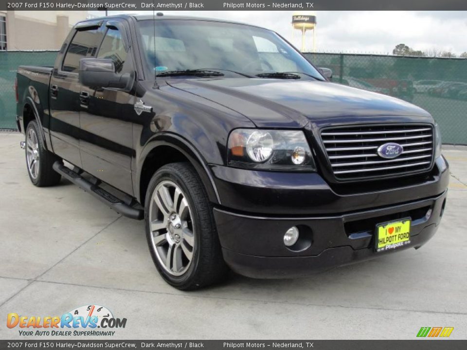 2007 Ford F150 Harley-Davidson SuperCrew Dark Amethyst / Black Photo #1