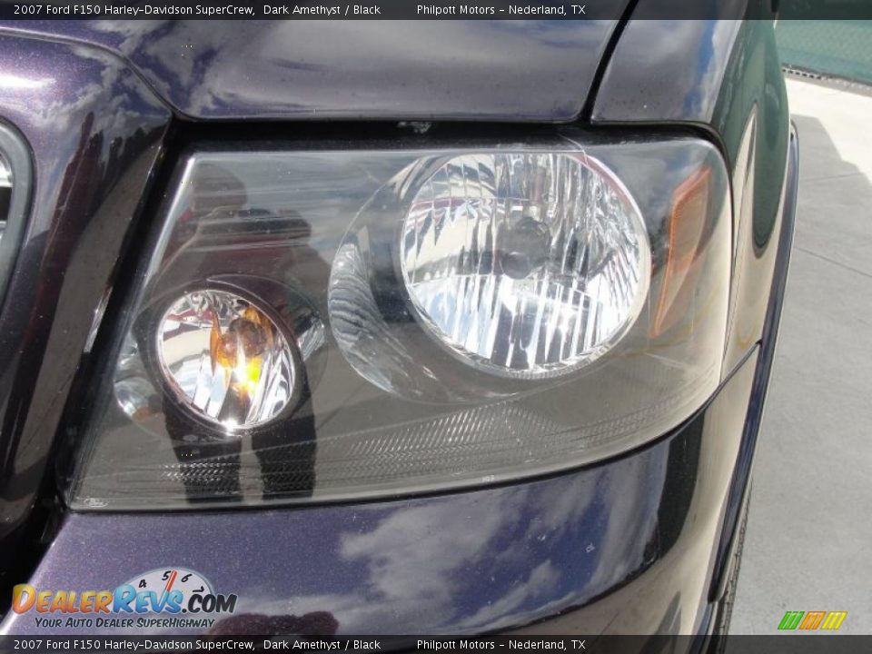 2007 Ford F150 Harley-Davidson SuperCrew Dark Amethyst / Black Photo #9