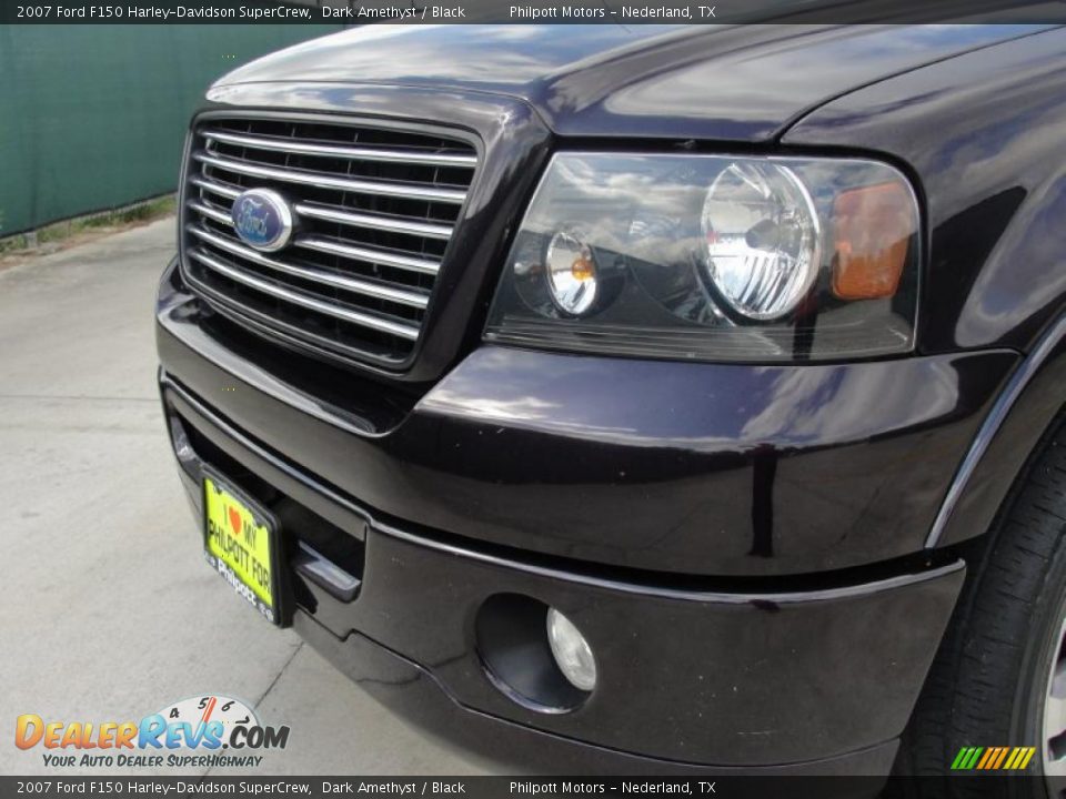 2007 Ford F150 Harley-Davidson SuperCrew Dark Amethyst / Black Photo #12