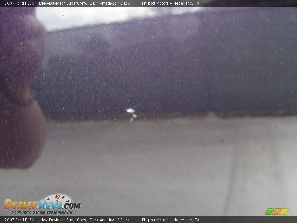 2007 Ford F150 Harley-Davidson SuperCrew Dark Amethyst / Black Photo #20