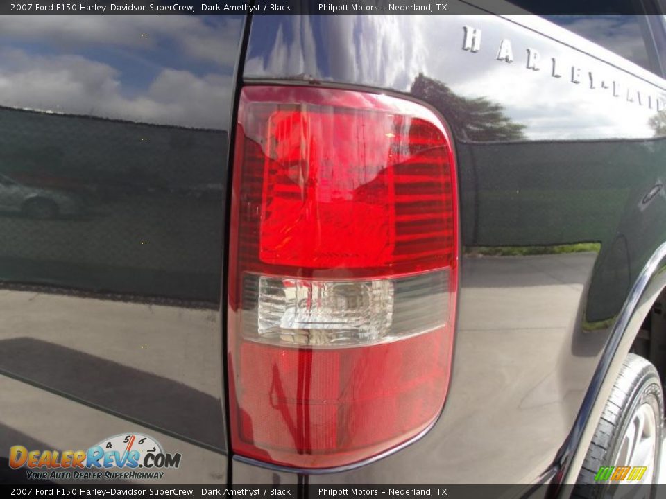 2007 Ford F150 Harley-Davidson SuperCrew Dark Amethyst / Black Photo #24