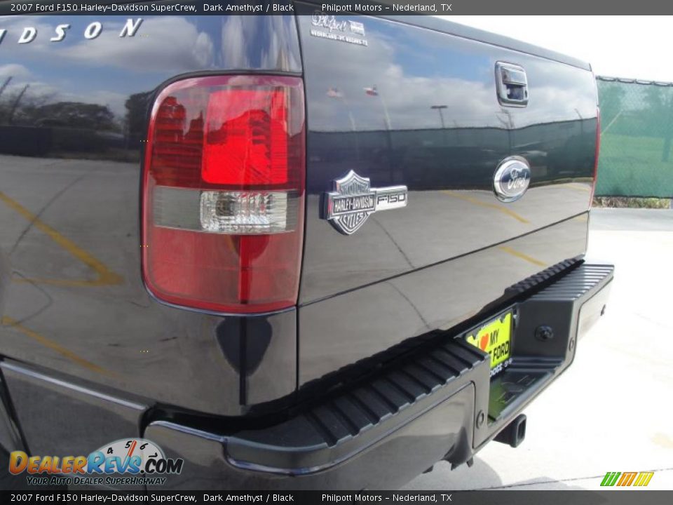 2007 Ford F150 Harley-Davidson SuperCrew Dark Amethyst / Black Photo #26
