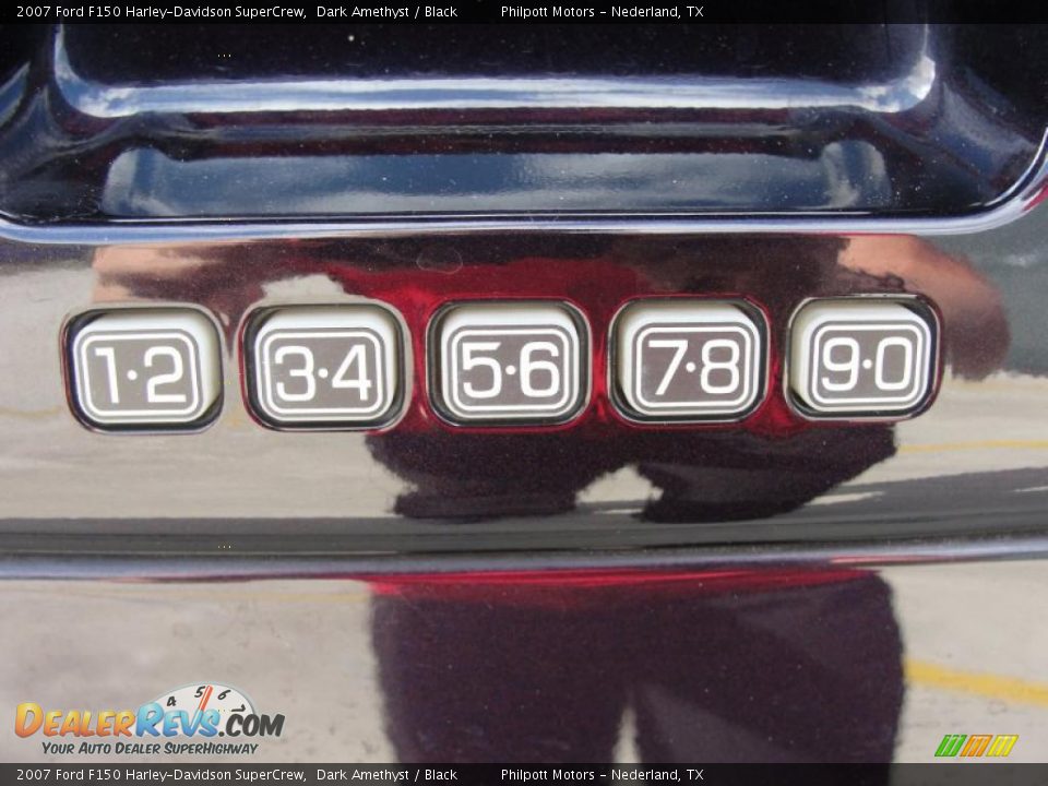 2007 Ford F150 Harley-Davidson SuperCrew Dark Amethyst / Black Photo #27