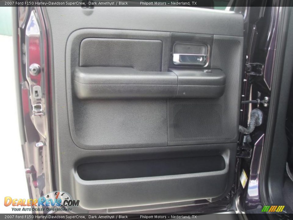 2007 Ford F150 Harley-Davidson SuperCrew Dark Amethyst / Black Photo #35