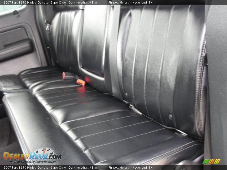 2007 Ford F150 Harley-Davidson SuperCrew Dark Amethyst / Black Photo #36