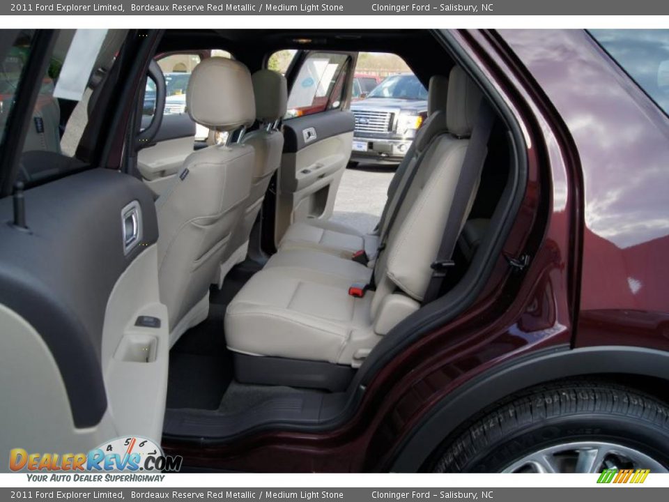 Medium Light Stone Interior 2011 Ford Explorer Limited