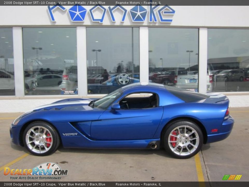 2008 Dodge Viper SRT-10 Coupe Viper Blue Metallic / Black/Blue Photo #1