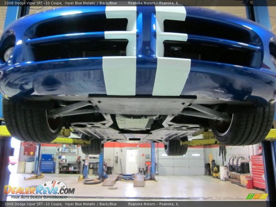 2008 Dodge Viper SRT-10 Coupe Viper Blue Metallic / Black/Blue Photo #9