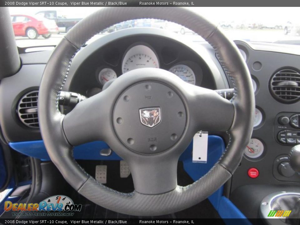2008 Dodge Viper SRT-10 Coupe Steering Wheel Photo #17
