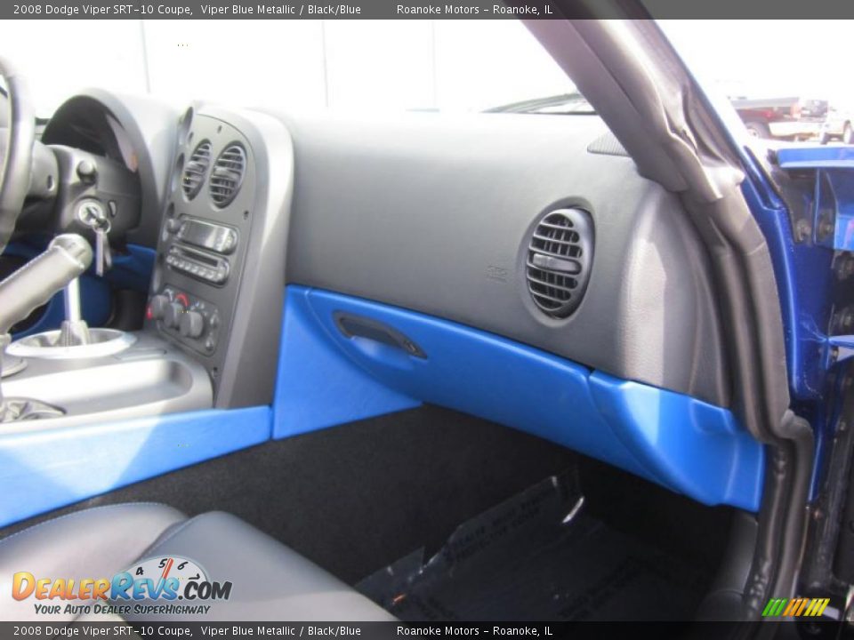 2008 Dodge Viper SRT-10 Coupe Viper Blue Metallic / Black/Blue Photo #20