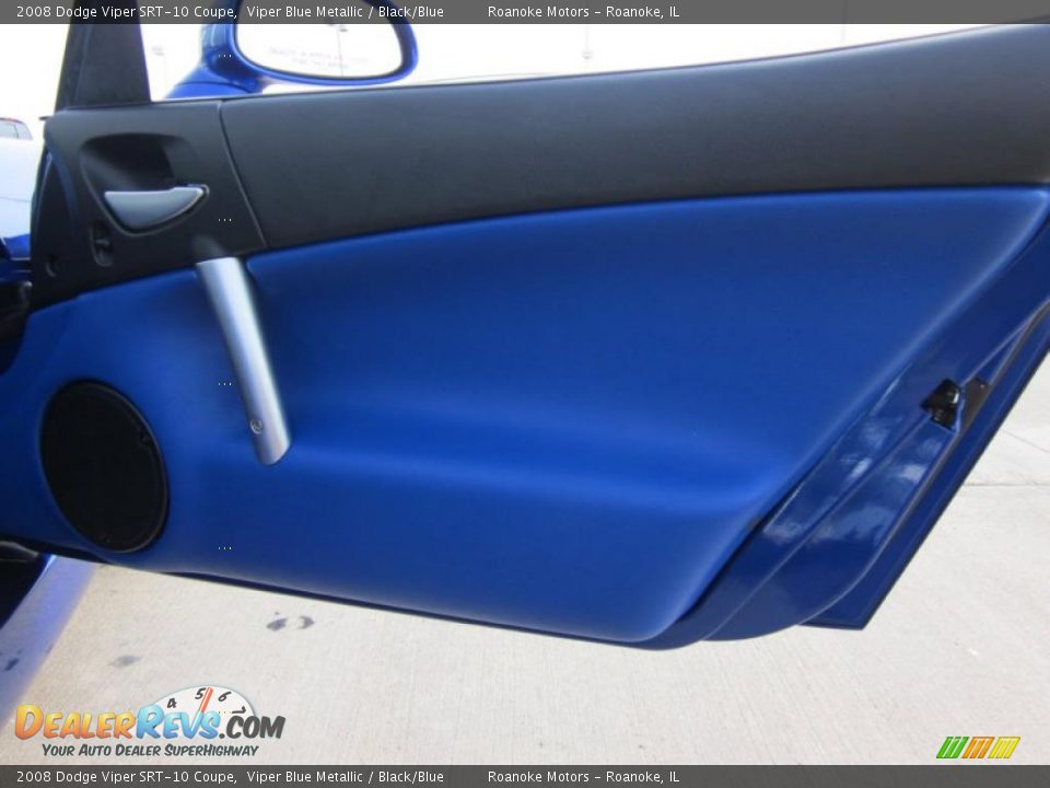 2008 Dodge Viper SRT-10 Coupe Viper Blue Metallic / Black/Blue Photo #21