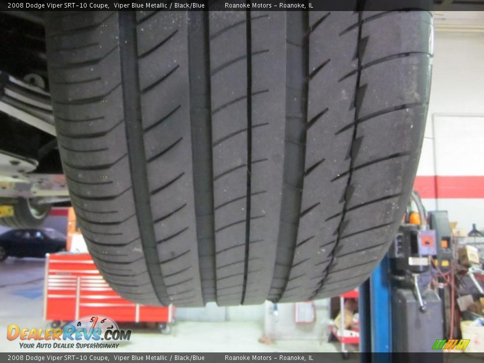 2008 Dodge Viper SRT-10 Coupe Viper Blue Metallic / Black/Blue Photo #25