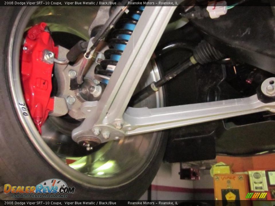 2008 Dodge Viper SRT-10 Coupe Viper Blue Metallic / Black/Blue Photo #27