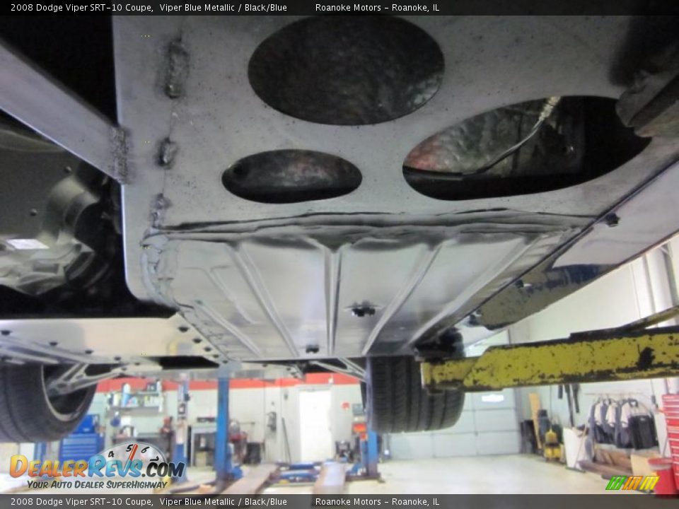 2008 Dodge Viper SRT-10 Coupe Viper Blue Metallic / Black/Blue Photo #28