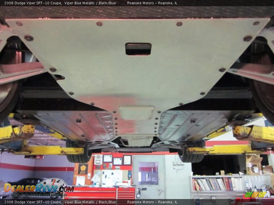 2008 Dodge Viper SRT-10 Coupe Viper Blue Metallic / Black/Blue Photo #34