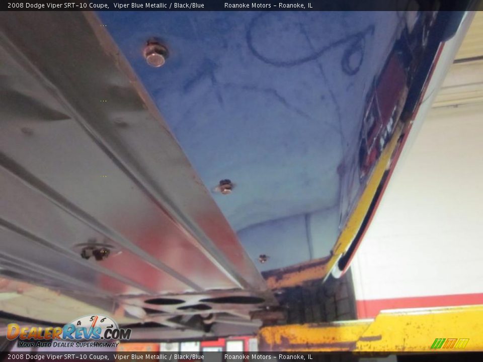2008 Dodge Viper SRT-10 Coupe Viper Blue Metallic / Black/Blue Photo #36