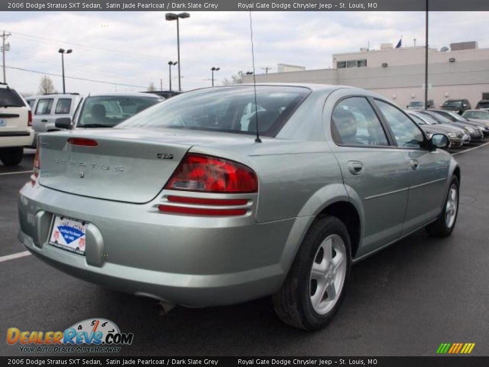 2006 Dodge Stratus SXT Sedan Satin Jade Pearlcoat / Dark Slate Grey Photo #3