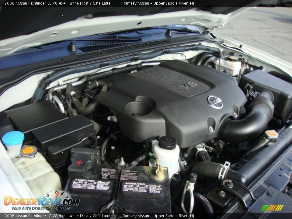 2008 Nissan Pathfinder LE V8 4x4 5.6 Liter DOHC 32-Valve VVT V8 Engine Photo #13